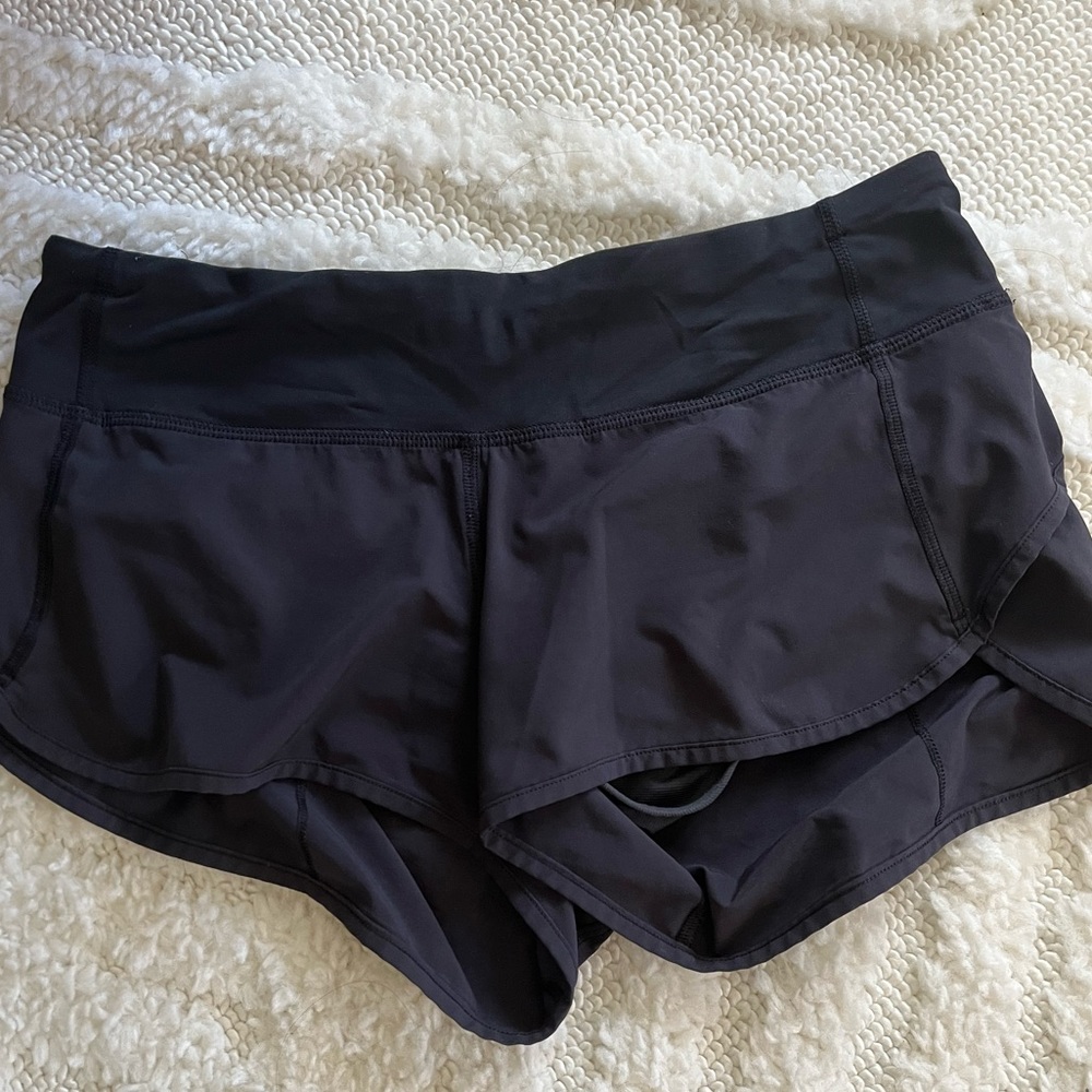 Lululemon 2.5 inch black speed short